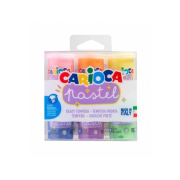 Acuarele tempera pastel Carioca 6x25 ml