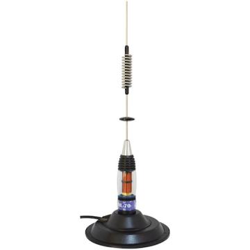 Antena CB lungime 70cm 200W cu baza magnetica si 4m cablu