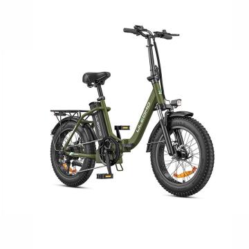 Bicicleta electrica pliabila Ulzomo E-bike Dolphin 20 Green