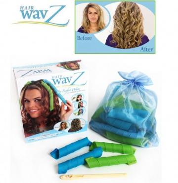 Bigudiuri spiralate pentru ondulat parul Hair Wavz