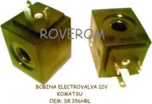 Bobina 12V, D12.7x38.5mm, electrovalva hidraulica