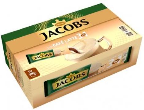 Cafea instant Jacobs 3in1Cafe Latte 12.5g 10buc/cutie