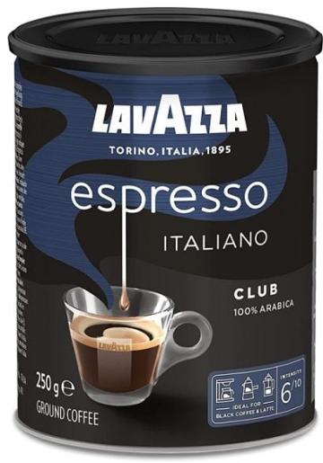 Cafea macinata Lavazza Club Espresso Italiano cutie 250g