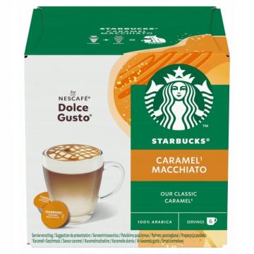 Capsule cafea Dolce Gusto Starbucks Caramel Macchiato 128g