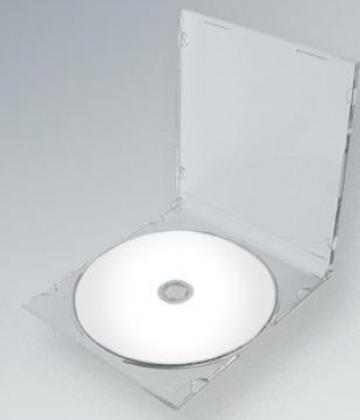 Carcasa CD Slim spate transparent
