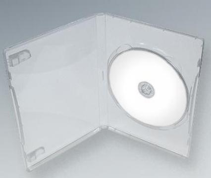 Carcasa DVD Slim Transparenta