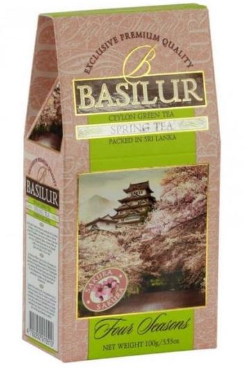 Ceai verde Ceylon cu fructe Spring Tea Basilur 100g