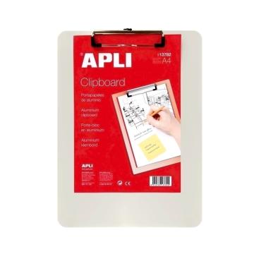 Clipboard simplu Apli, A4, aluminiu