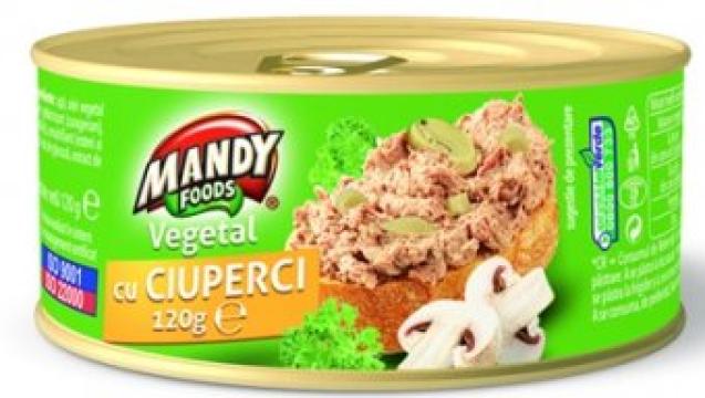 Conserva Mandy Vegetal cu ciuperci 120g