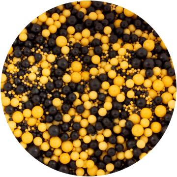 Decor tort Black-Gold Sprinkles Mix, 800g - Lumea