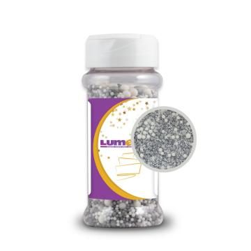 Decor tort White-Silver Sprinkle Mix, 80g - Lumea