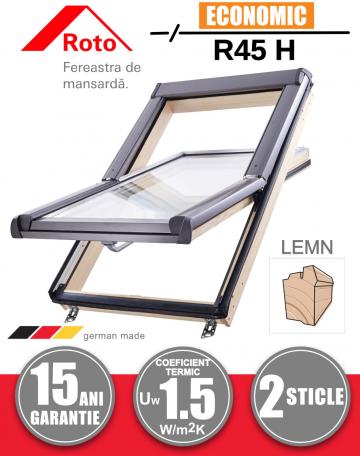 Fereastra mansarda + rama Roto R45 H