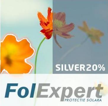 Folie termopan de protectie termica si solara Silver 20%