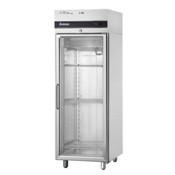 Frigider inox vertical cu 1 usa sticla Inomak Grecia