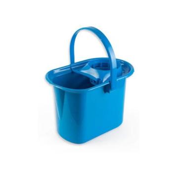 Galeata rectangulara din plastic cu storcator, 14 l