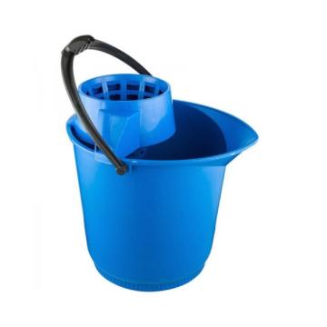 Galeata rotunda din plastic cu storcator, 13 l