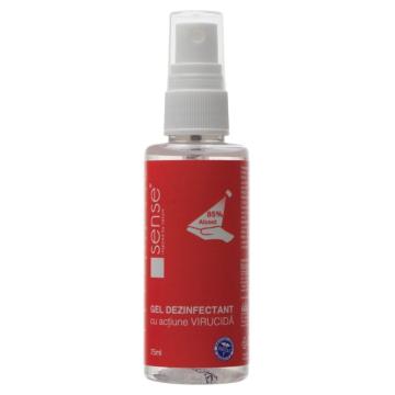 Gel dezinfectant maini Sense, spray 75ml