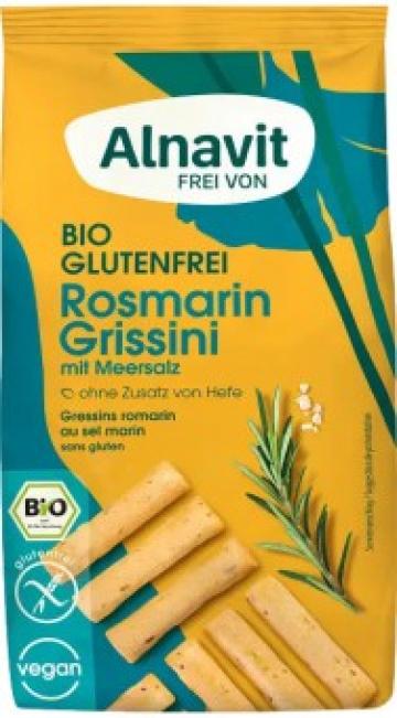 Grisine cu rozmarin fara gluten, bio, 100g Alnavit