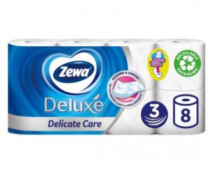 Hartie igienica Zewa Deluxe Delicate Care 3 straturi 8 role