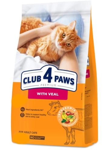 Hrana pisici Club 4 Paws Cat adult cu vita 900g