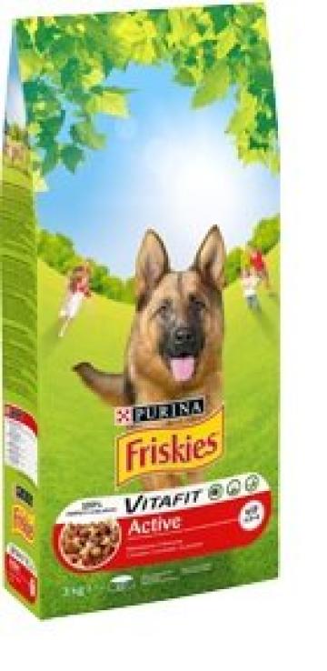 Hrana uscata Friskies Dry 2.4kg Active