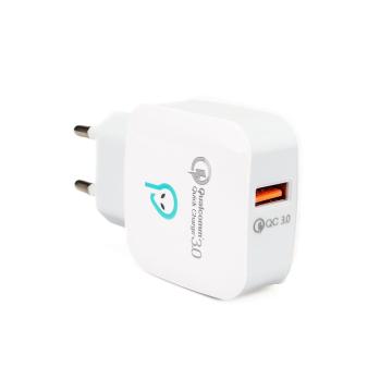 Incarcator retea Spacer Quick Charge 3.0 18W, 1 x USB, alb