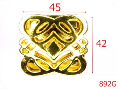 Inchizatoare poseta 45*42  45x42 mm gold 12F4 D23 892G