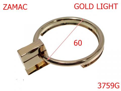 Inchizator poseta 60 mm gold light 14L17 3759G