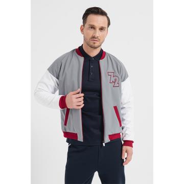 Jacheta bomber gri grena XL