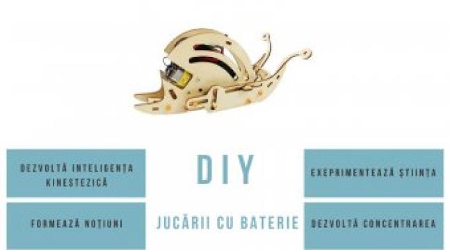 Jucarie cu baterii melc DIY