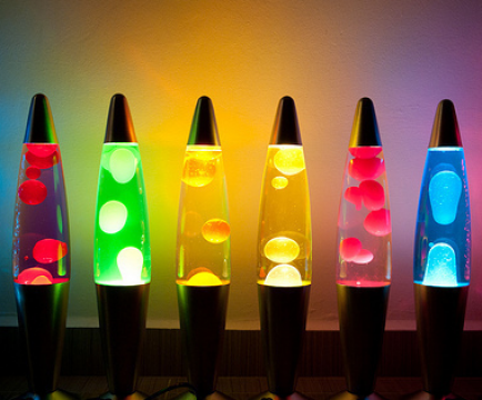 Lampa decorativa Lava Lamp 41.5 x 10.8 cm