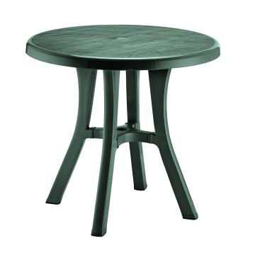 Masa gradina plastic Raki Royal, D80xh73cm, verde, rotunda