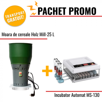 Moara de cereale Holz Mill - 25 L Compacta + incubator