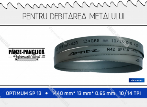 Panze panglica metal 1440x13x10/14 fierastrau Optimum SP 13