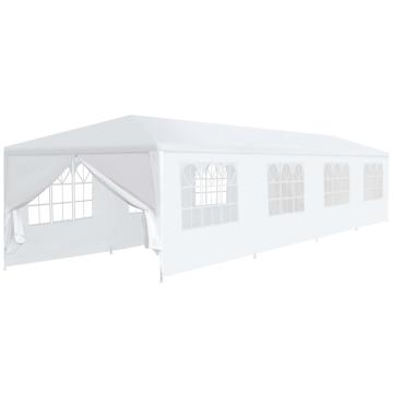 Pavilion de gradina 3 x 12 m, alb