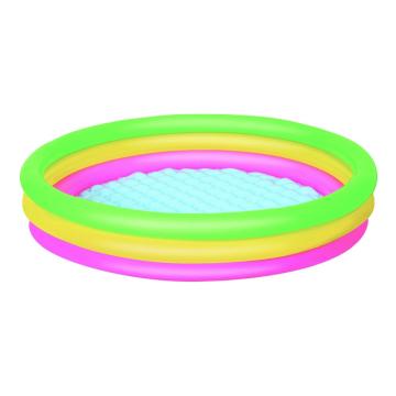 Piscina gonflabila curcubeu pentru copii - 152 cm