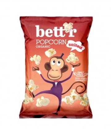 Popcorn cu sare bio 60g Bettr