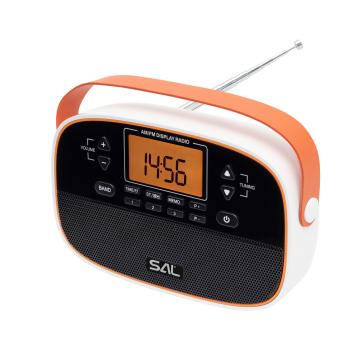 Radio ceas portabil, LCD, desteptator