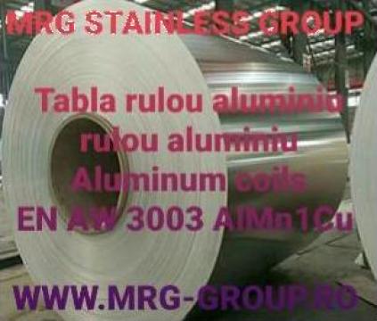 Rulou aluminiu 0.63x1000mm EN AW 3003 AlMn1Cu