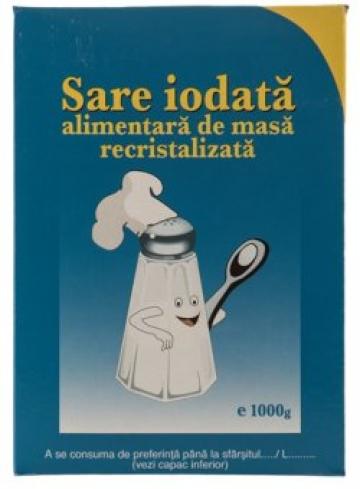 Sare de masa iodata extrafina 1kg