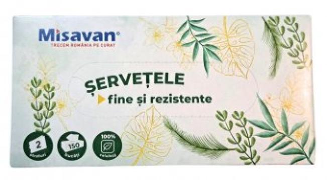 Servetele cutie Green Misavan 2str., 150 buc/Cutie