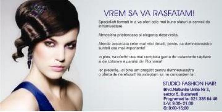 Servicii de infrumusetare cu Studio Fashion Hair