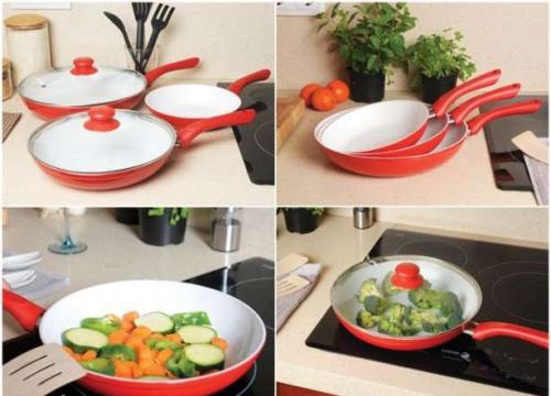 Set 3 tigai ceramice Ceramic Pan