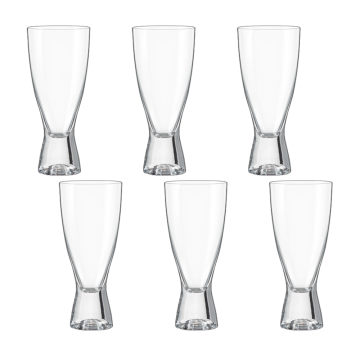 Set 6 pahare bere Bohemia Cristal bar-beer 350ml