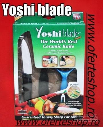 Set cutit mediu + dispozitiv ceramic Yoshi Blade