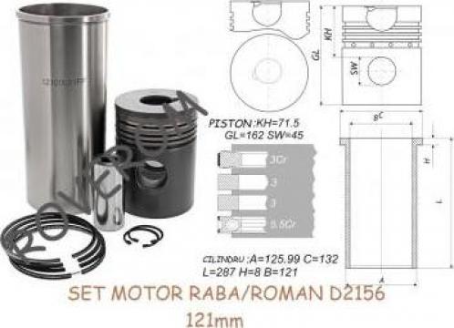 Set motor Ikarus, Man, Raba/Roman D2156, 121mm