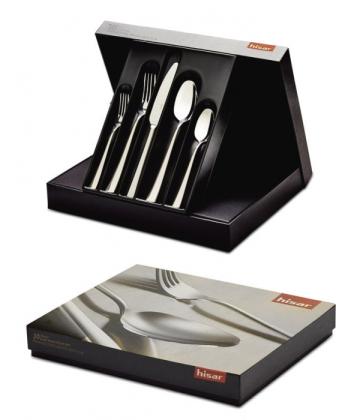 Set tacamuri 30 piese pentru 6 persoane, Hisar Miami, inox