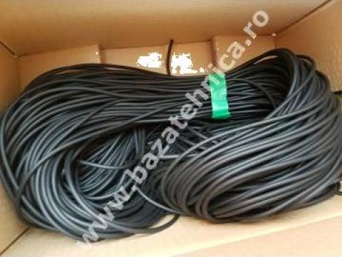 Snur din cauciuc EPDM spongios fi 4 mm, lungime 100 m