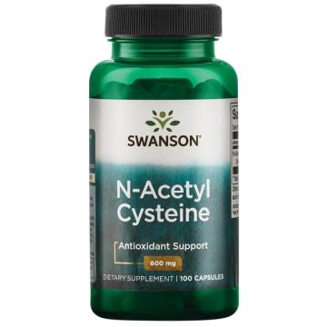 Supliment alimentar Swanson N-Acetil Cisteina 600 mg