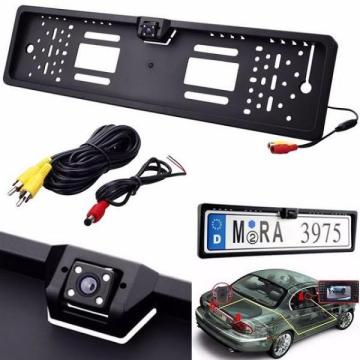 Suport pentru numar auto cu camera video marsarier